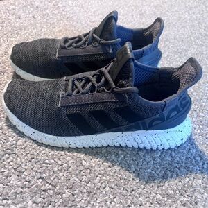Adidas Charcoal and White Running Shoes
